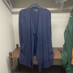 Navy Barefoot Dreams Cardigan